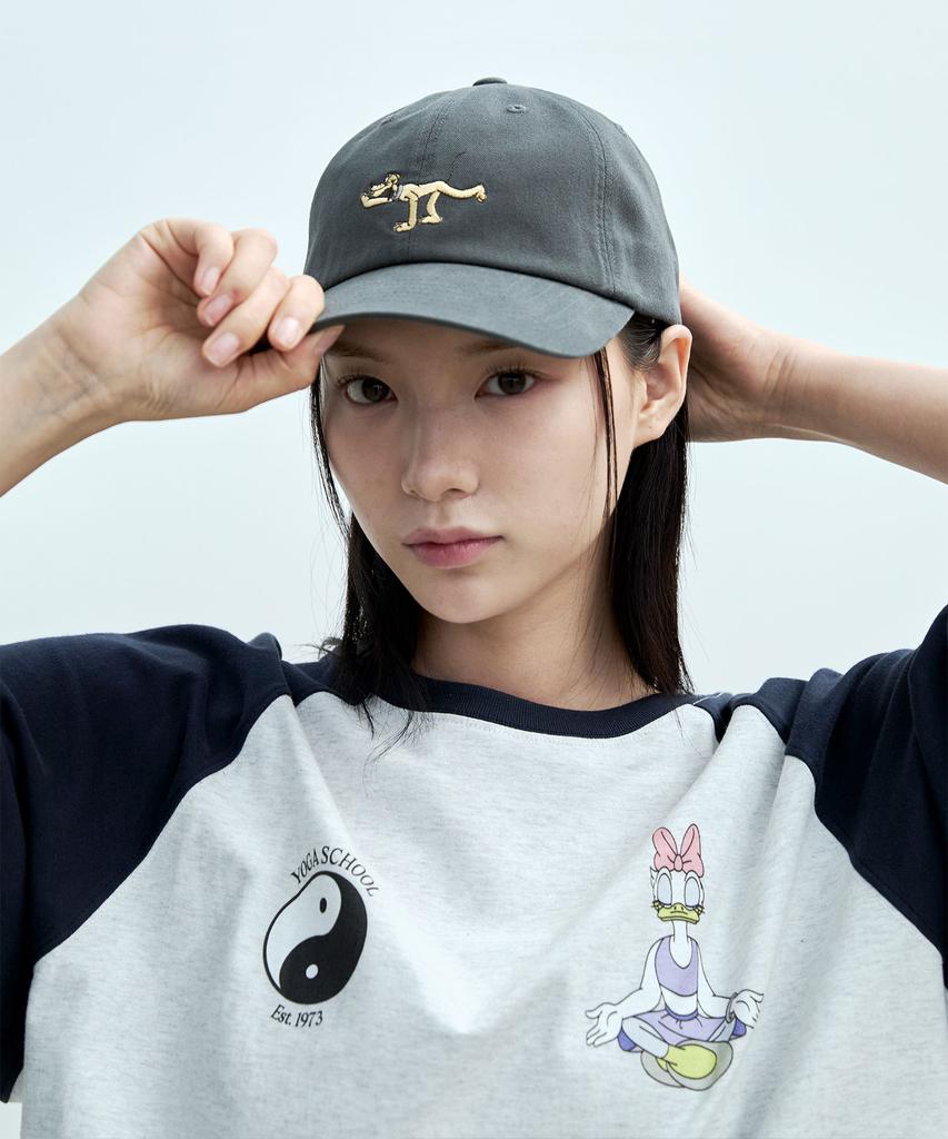DISCUS ATHLETIC Mickey & Friends Yoga Cotton Ball Cap Charcoal