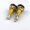 Tubeless Tire Stem TR618A, Brass Mount In Wheel Stem with Rubber Grommet Structure for Replacement Maintenance