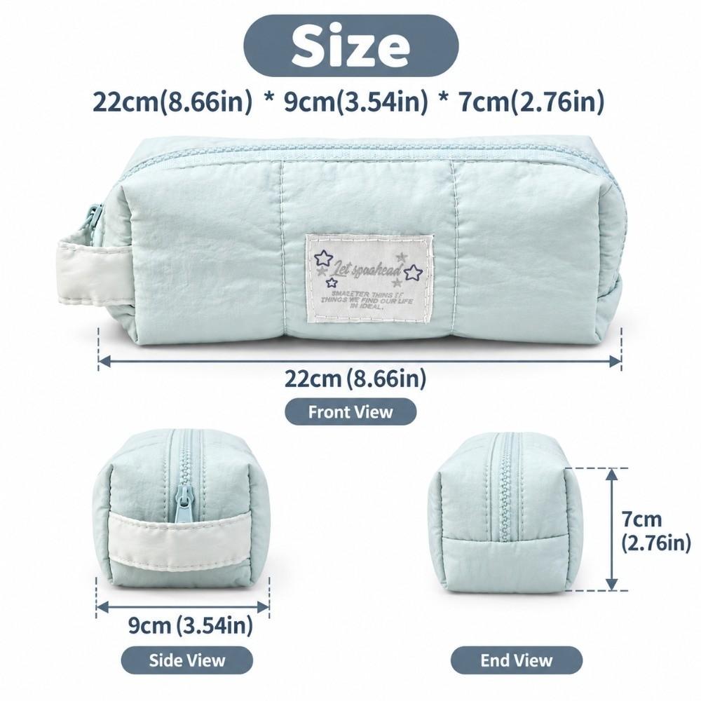 Handheld Pencil Case Large Capacity Pencil Pouch Ins Style Pen Bag Students