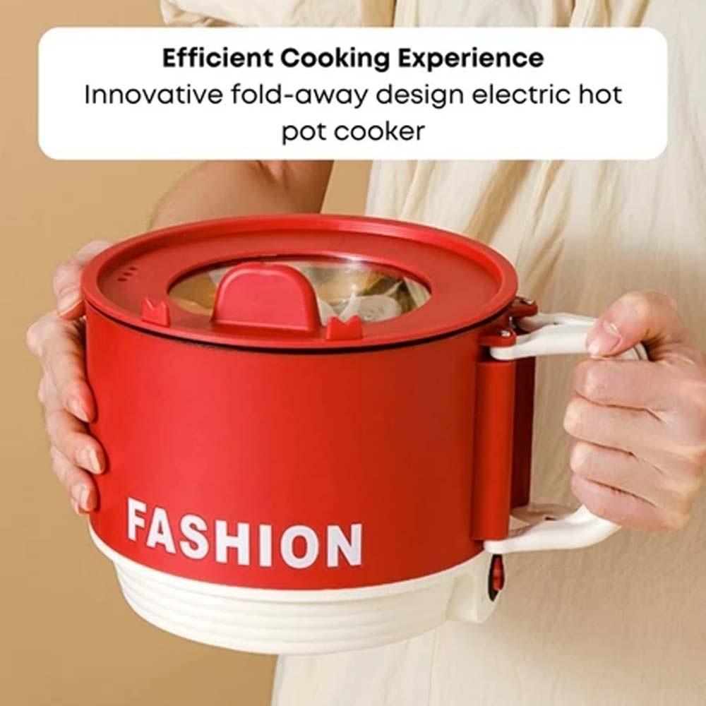 With Cable Mini Electric Cooker Rice Cooker Mini Hot Pot Steamer Mini Electric Cooking Pot Frying