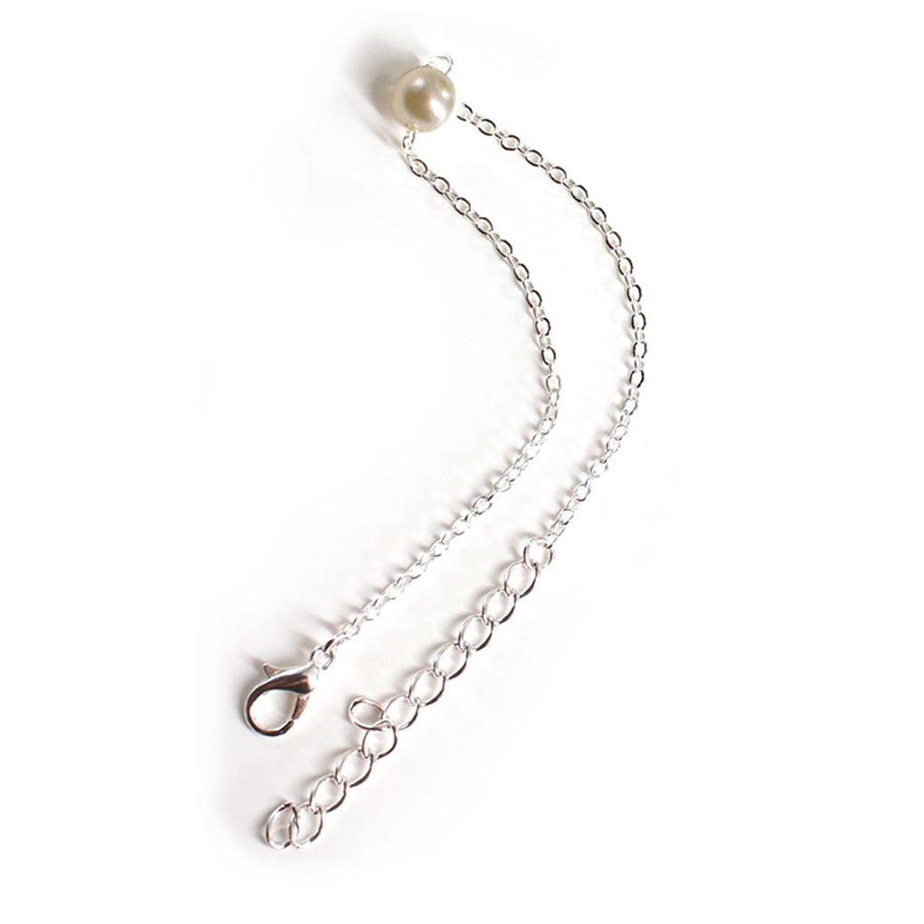 Anklet Elegant Universal Durable Fake Pearls Aesthetic Jewelry Women Accessories Foot Chains Ankle Bracelet for Holiday Vacation