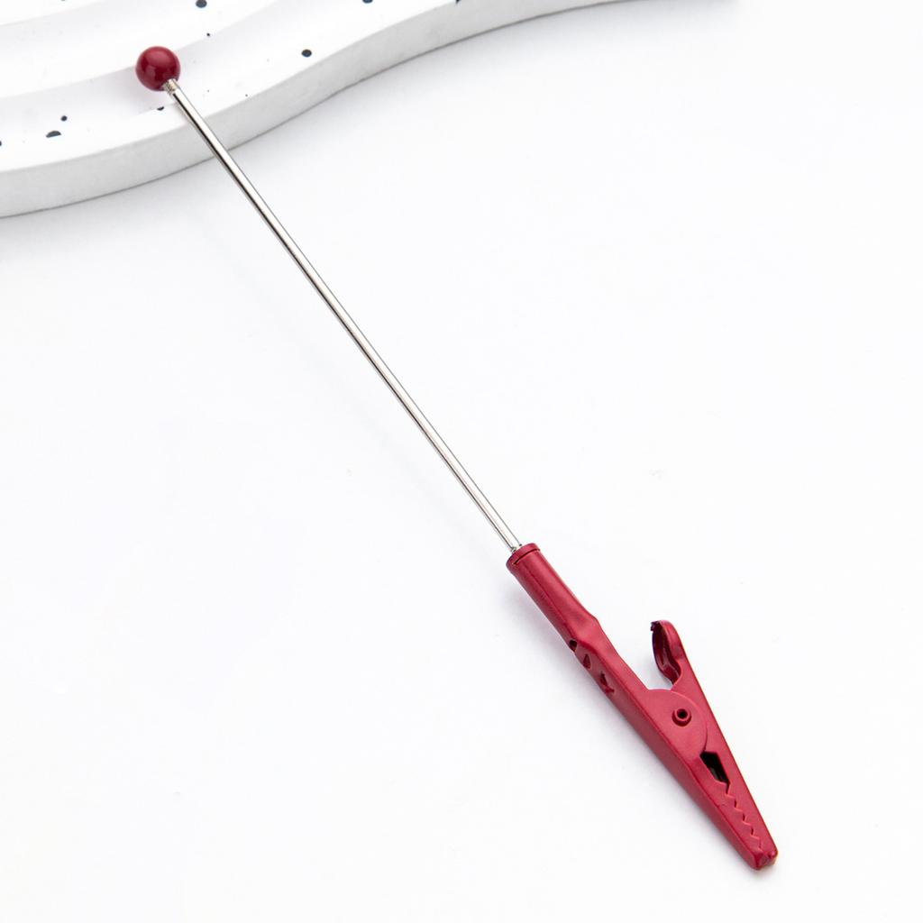 4/8 Stück Perlen Notizklemmen Metall Krokodilklemmen Langschwanz-Krokodilklemme Fotoklammerhalter für Bild Namenskarte