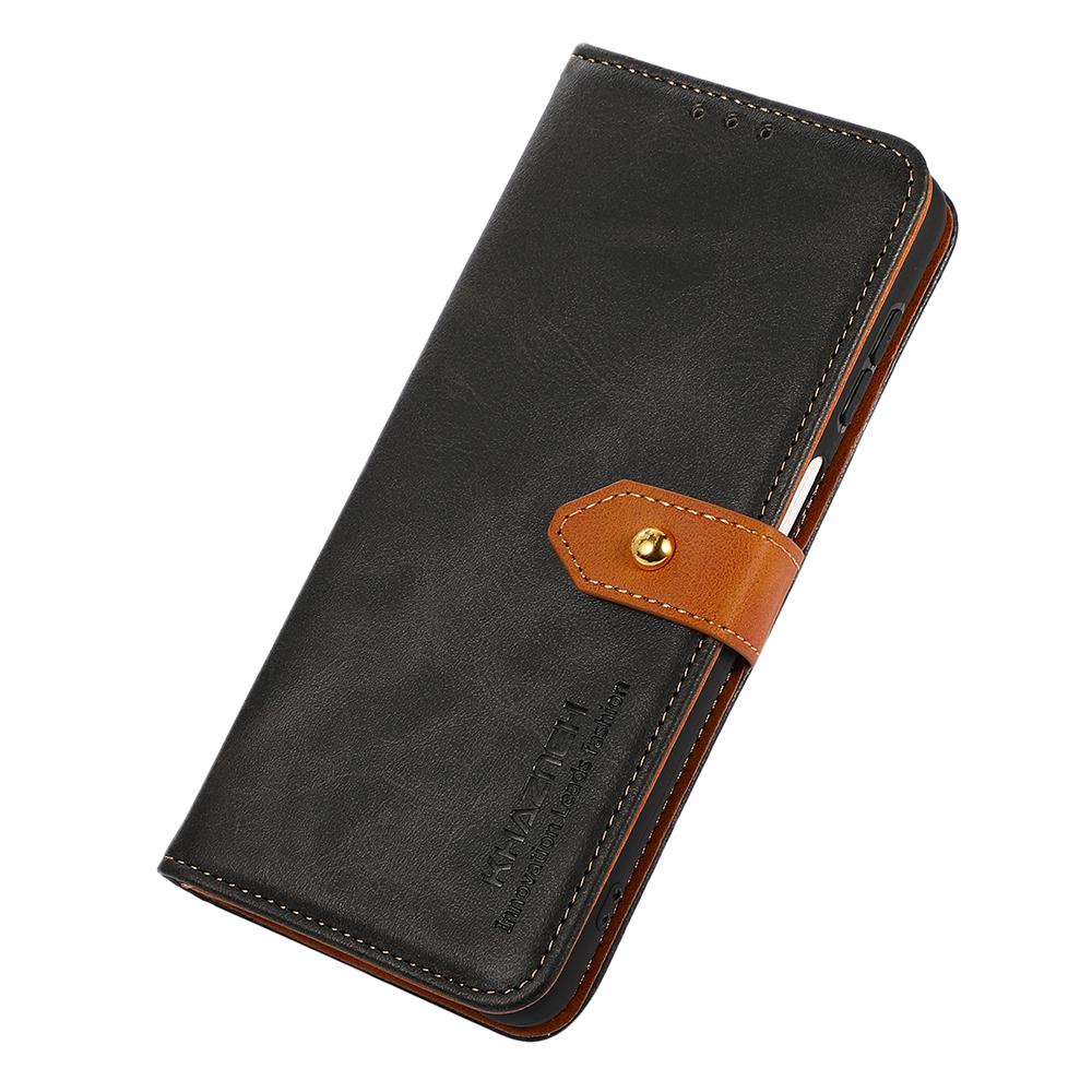 KHAZNEH For Motorola Edge 50 Pro 5G Magnetic Phone Case PU Leather Card Holder Stand Cover