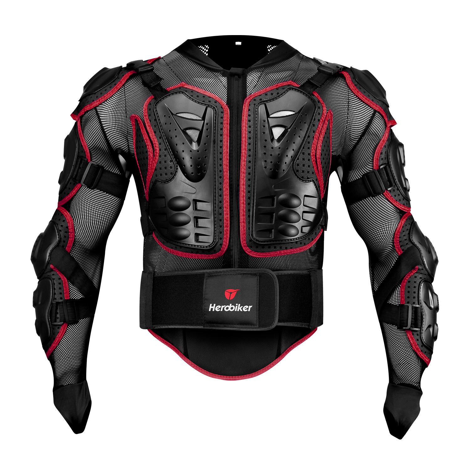 HEROBIKER Motokrosa jaka Motocikla bruņas Vīriešu