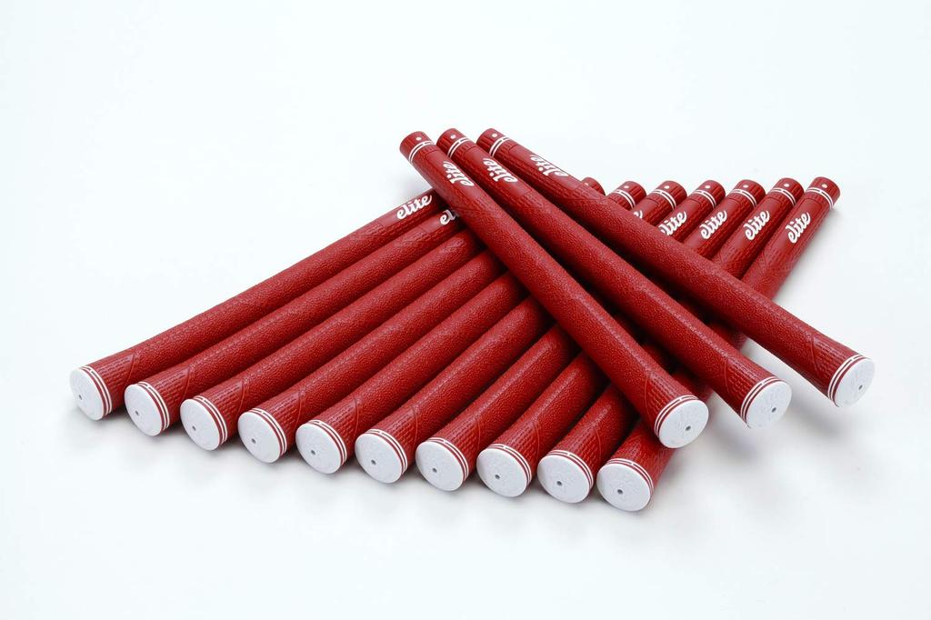 elitegrips Golf Grips CX46 set Classic Red with back line 13-piece