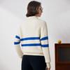 Komon Boca Women's Pure Cashmere Turn-Down Collar Knit Sweater