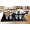 Batterie de cuisine - induction - ARTHUR MARTIN - AM2189 - acier inoxydable 18/10 - 5 pieces - poignée amovible