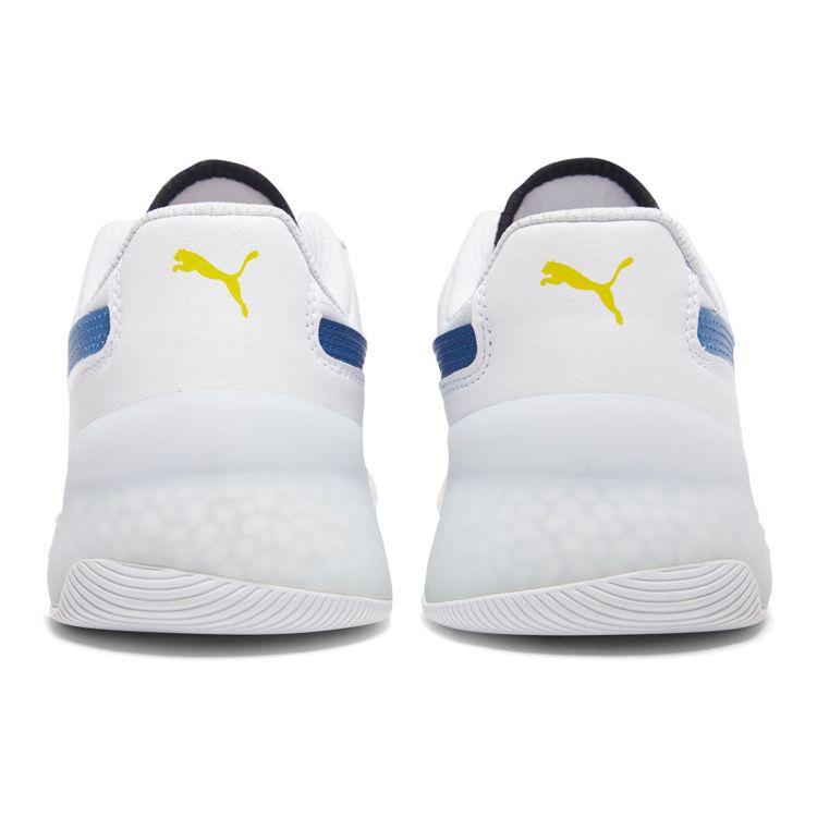 Puma Speed Hybrid Leather Comfortable Low Top Lifestyle Sneakers Men Sneakers White Blue 339847-01