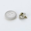 60Pcs/Set Car Roof Buckles Lining Repair Kit Snap Rivets Car Roof Repair Button Fixing Buckle With Screws For Truck/Car/Van
