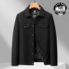 Fat Brother 2025 Plus Size Men's Winter Workwear Lapel Down Jacket