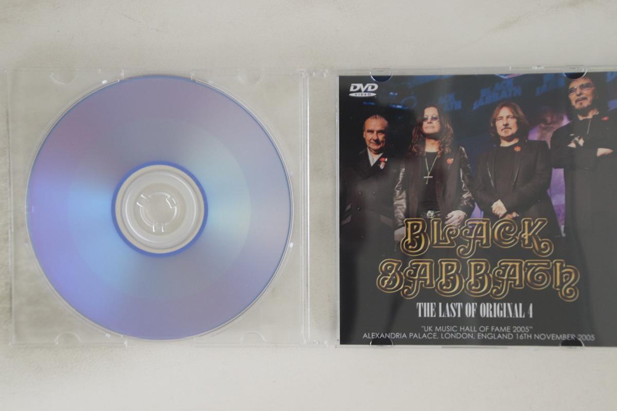 

DVD BLACK SABBATH - Last Of Original 4 NONE NOT ON LABEL Unknown Metal Used