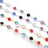 6mm  Crystal Cubic Zirconia Beads Jewelry Chain For Making Necklaces Bracelets DIY Craft