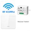 Tuya Smart Home WIFI Relay Module Switch Mini Light RF433MHz Wall Panel Switch Wireless Voice Control Timer Google Home Alexa