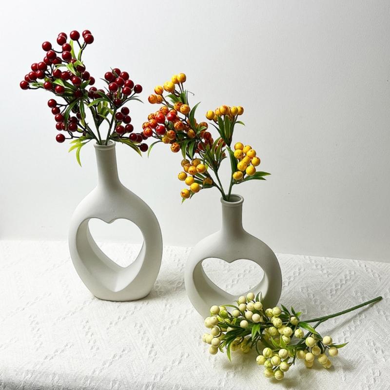 Silicone Flowerpots Mold DIY Concrete Moulds Heart Shape Jar Mould Garden Desktop Decoration Silicone Vase Molds for DIY