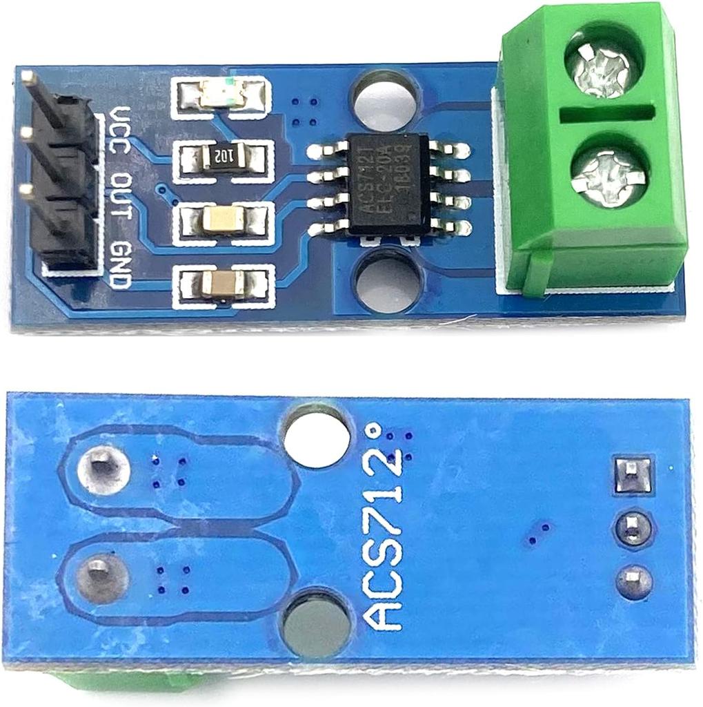 ACS712ELC 30A Current Sensor Module | High Measurement Capacity | Arduino Compatible | Ideal for Electronics and Robotics