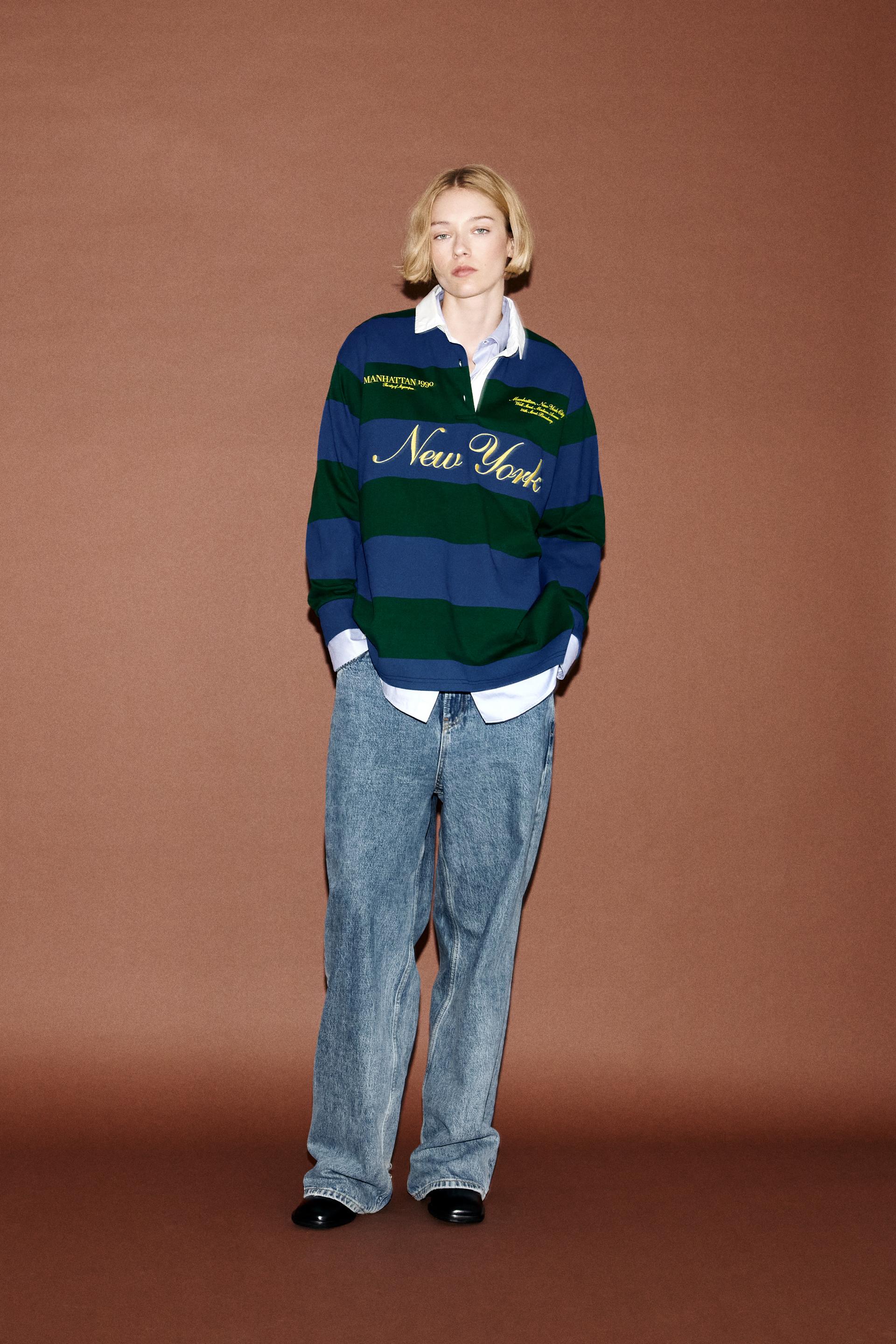 

РУБАШКА ПОЛО ОВЕРСАЙЗ С ВЫШИВКОЙ