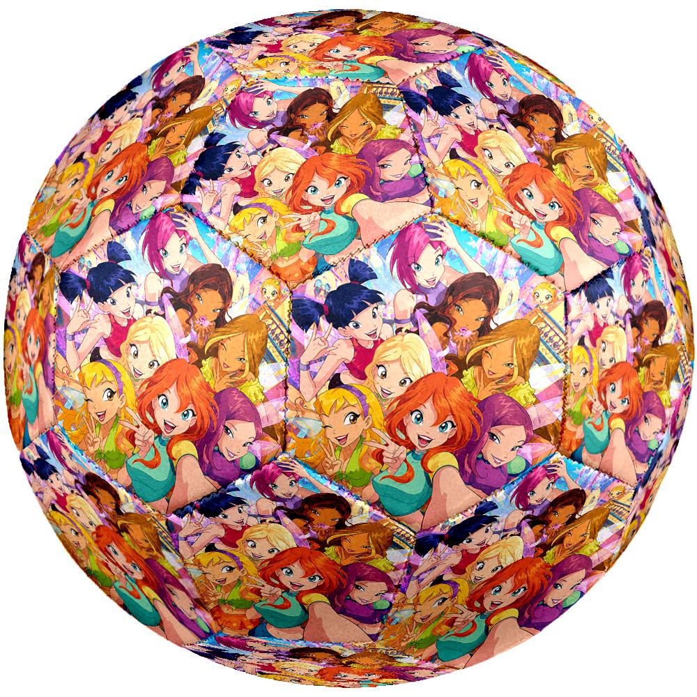 Pallone da Calcio Winx Club Taglia 5, Adatto per Partite Indoor e Outdoor, un Regalo Adatto a Tutti.