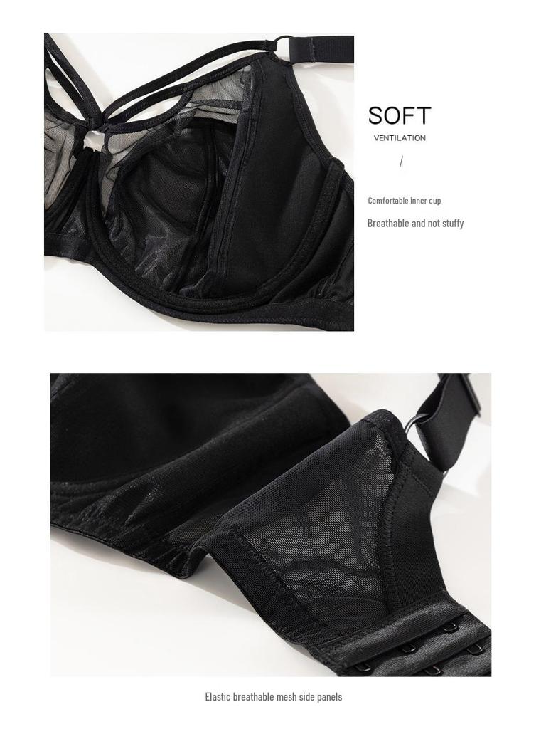 Plus Size Anti-Sagging Breathable Lingerie for Women with Large Busts.