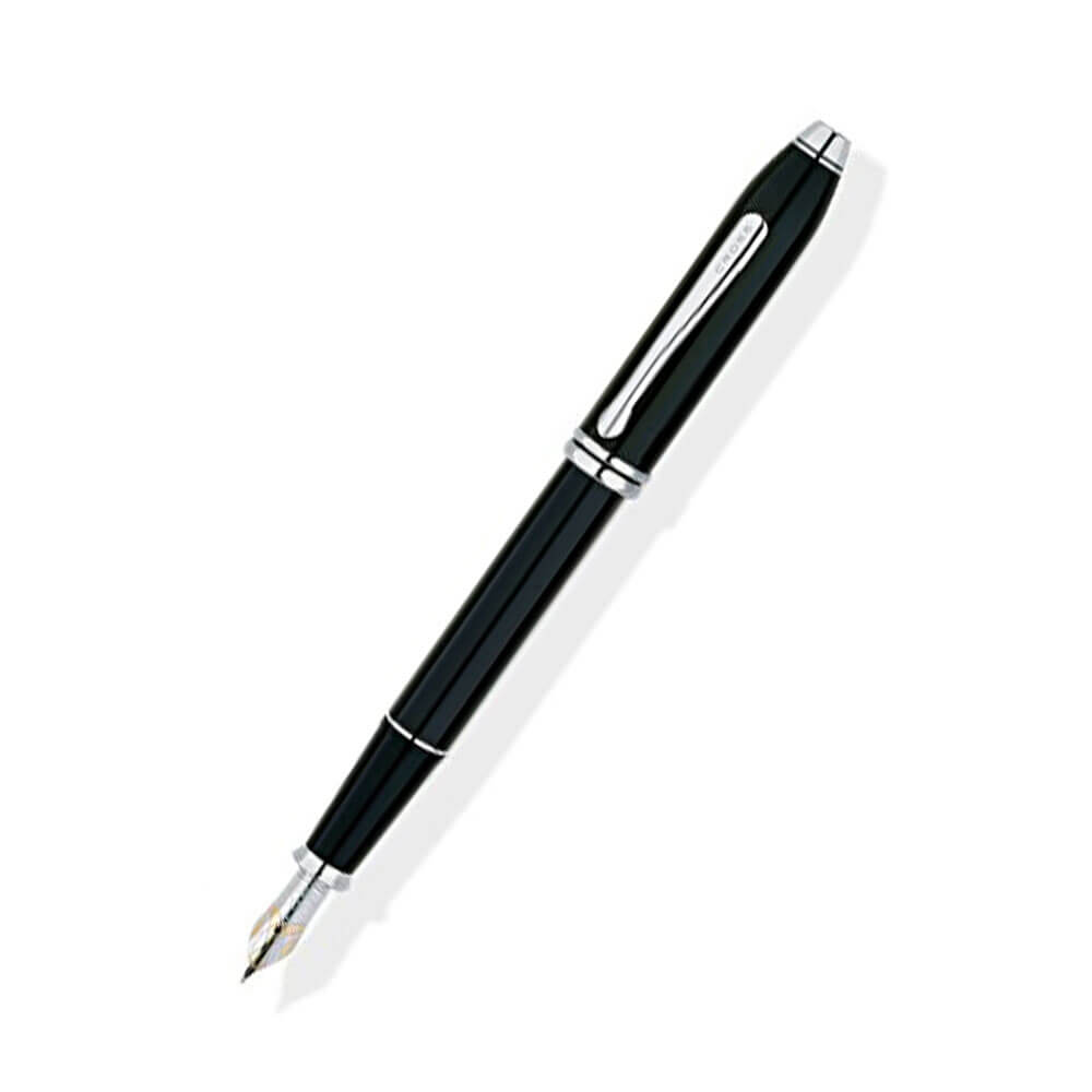Cross Townsend Black Lacquer Pen (Med Fountain)
