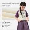 Xiaoyinman Girls' Color-Blocked Printed T-shirt
