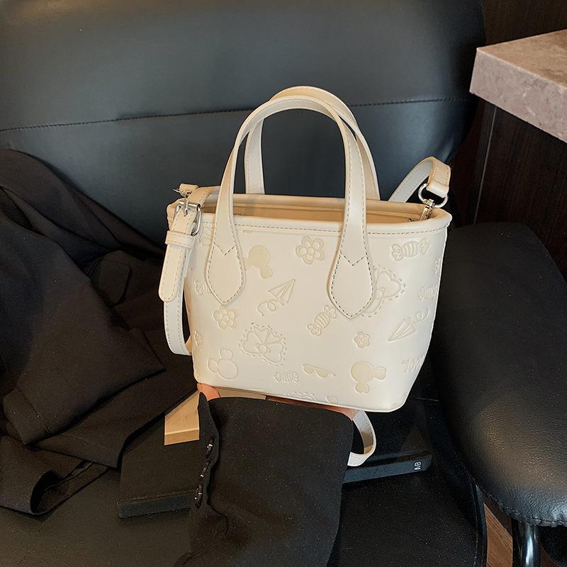 

Новая портативная сумка-ведро женская летняя модная нишевая дизайнерская высококлассная сумка через плечо