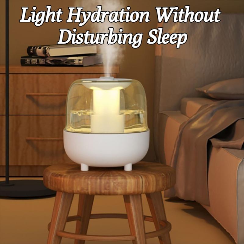 New 4L Large Capacity Humidifier USB Double Spray Low Noise Household Bedroom Office Aroma Diffuser with Night Light