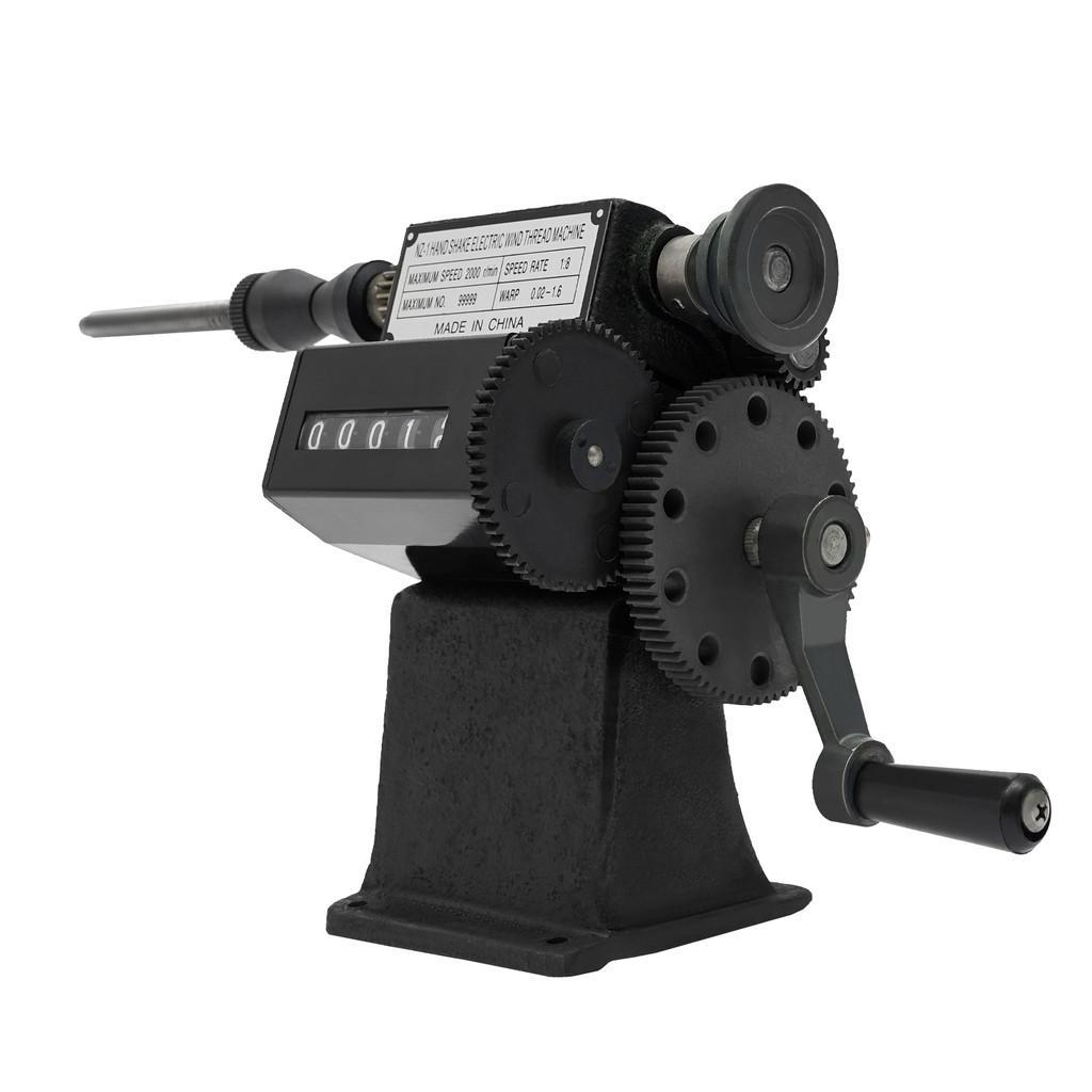 0.02-2.6mm Multifunctional Hand Crank Electric Coil Counter Winder Coil Winder Wires 0-99999 Manual Counting Winding Machine