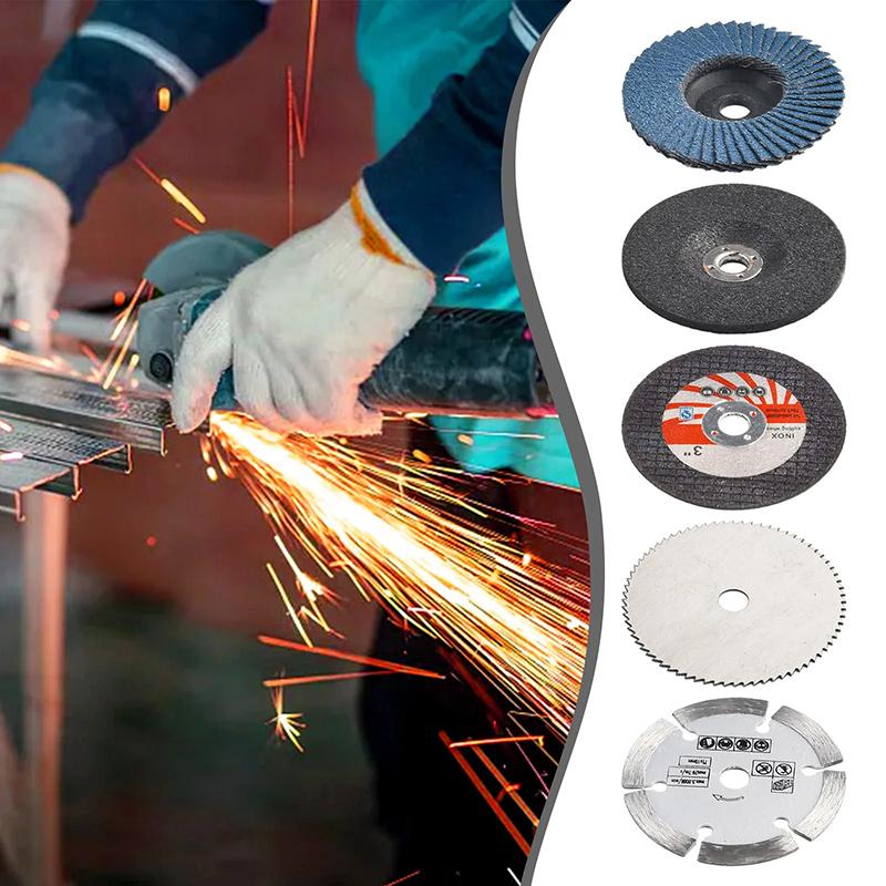 5Pcs 75Mm Cutting Disc For Angle Grinder Metal Circular Saw Blade Grinding Wheel For Cutting And Polishing Ceramic Tile Stone