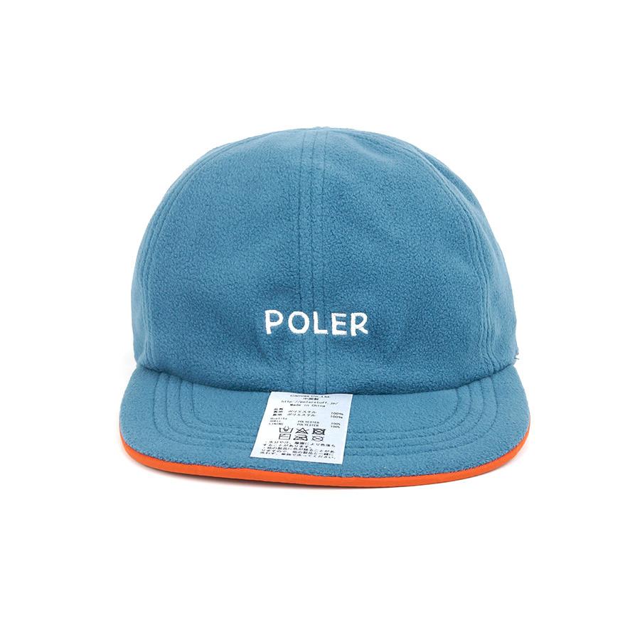 POLERSTUFF Reversible Fleece Cap Orange/Teal