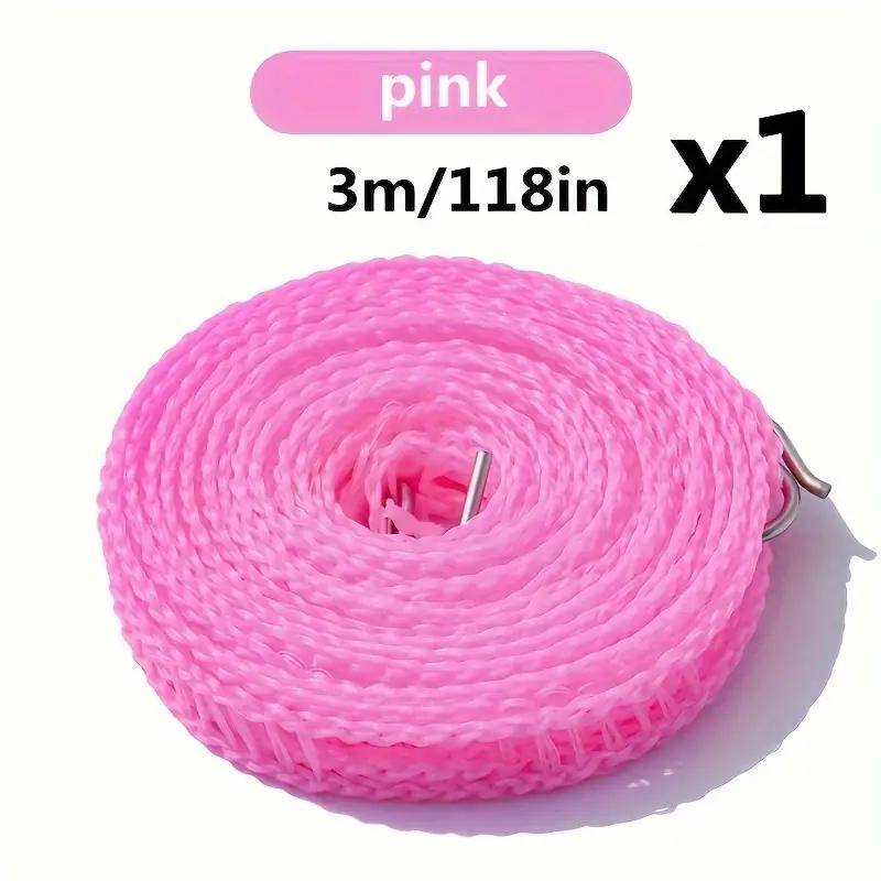 Tragbare Wäscheleine Aufgewertete Verdickte Rutschfeste Winddichte Trockenseil Trocknen Kleidung Aufhängeseil Outdoor Camping Zubehör