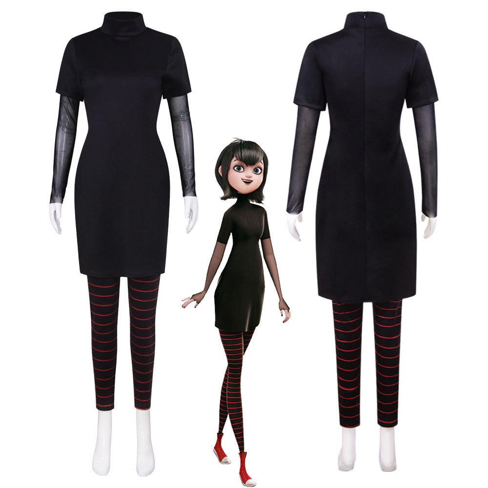 Hotel Transylvania Mavis Cosplay Costume With Polyester Cape For Halloween And Cosplay Events
