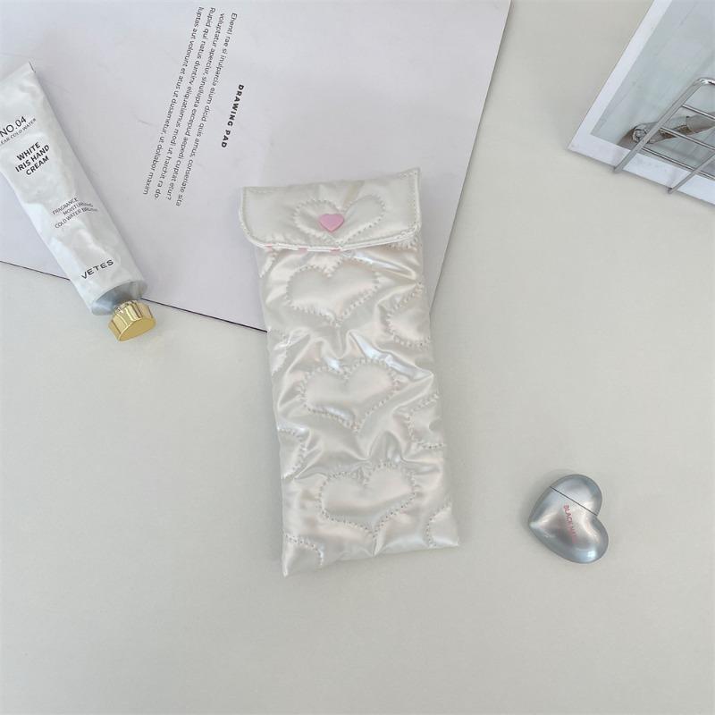 55 Schleifen Brillenaufbewahrungstasche Mädchen tragbare baumwollgefüllte weiche Sonnenbrillen Körper Brillenaufbewahrungstasche