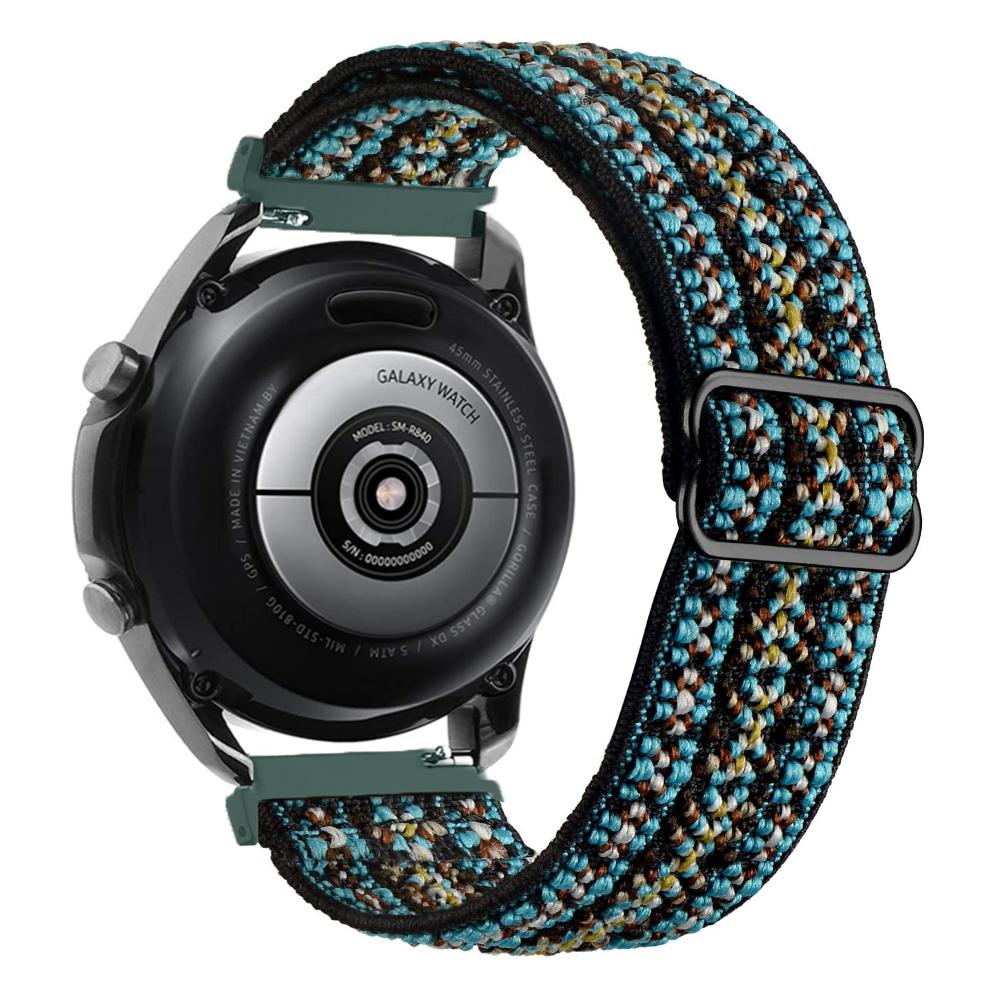 20mm 22mm Armbänder Für Samsung Galaxy Watch 7/6/5 pro/4/classic/Active 2/Gear S3 Verstellbares Nylon-Armband Huawei GT 2/4/3 Pro Band