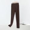Modal Women's High-Waisted Slimming Leggings, Plus Size, Spring/Autumn Tapered Pants