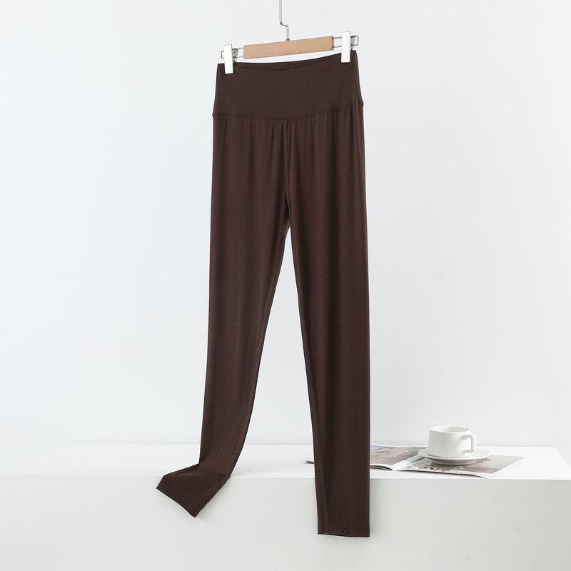 

Modal Women s High-Waisted Slimming Leggings, Plus Size, Spring/Autumn Tapered Pants 2XL