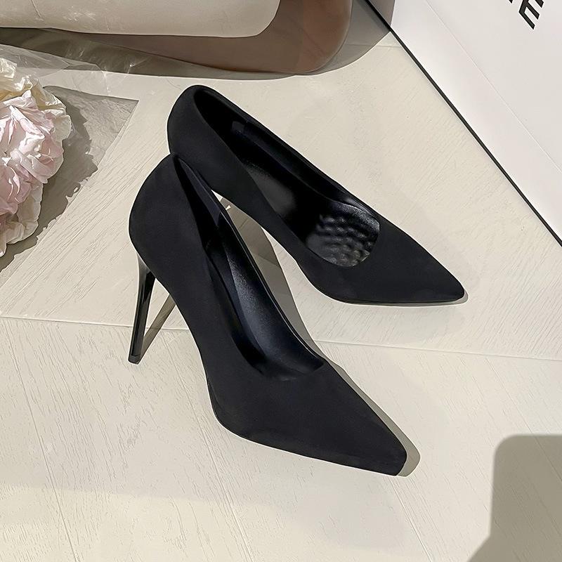 2026 New Style Comfortable Elegant Waterproof Suede Platform Stiletto Heels