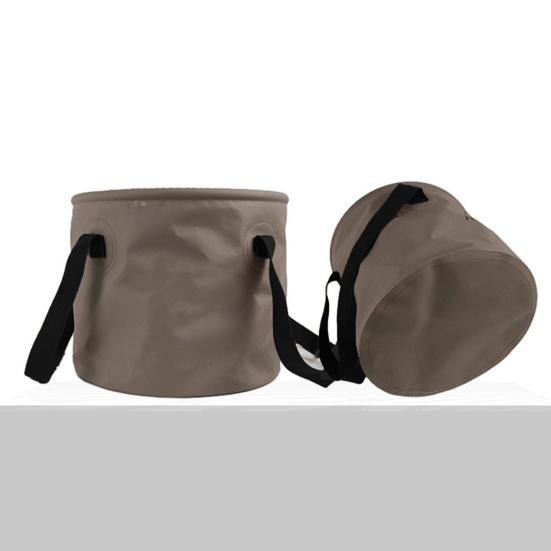12/20L Foldable Water Bucket with Portable Handle Waterproof Multifunctional Car Washing Outdoor Camping Fishing Collapsible Water Storage Pail