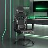 Gaming Chair with Massage Function Black and Camouflage Artificial Leather