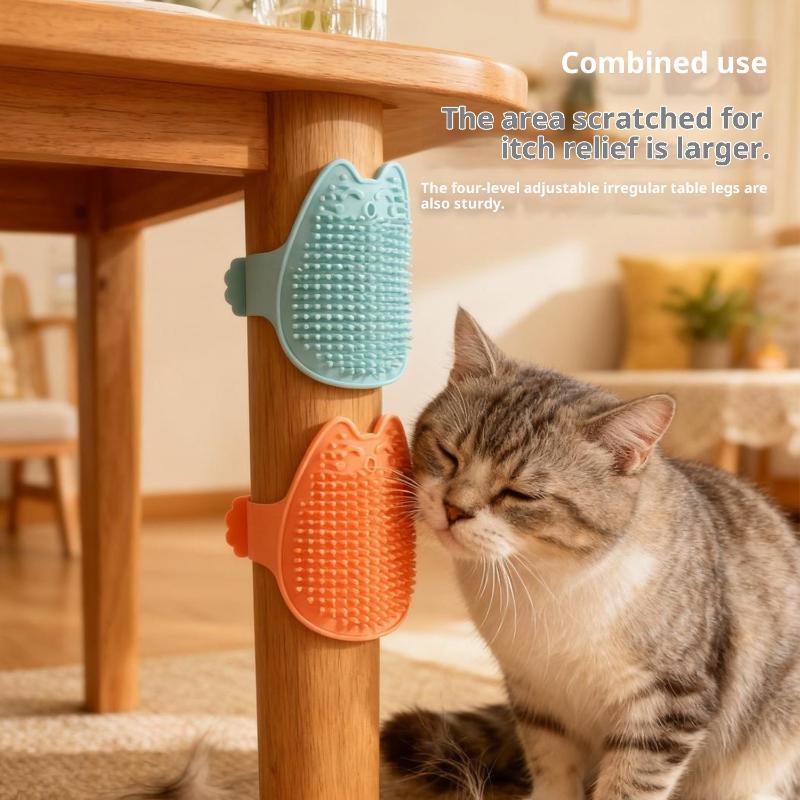 Pet Cat Dog Scratch Itches Brush Comb Cat Bath Brush Glove Hair Fur Grooming Massage Brush Hair Remover Cleaning Tool Cat Toy
