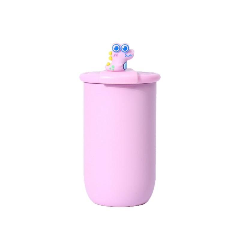 304 Stainless Steel Vacuum Insulated Kids Cartoon Water Bottle 460ml Portable Leakproof Travel Cup Children Students