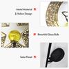Outdoor Solar Light Metal Garden Decoration Light Waterproof Lawn Lamp Auto ON/OFF for Outside
