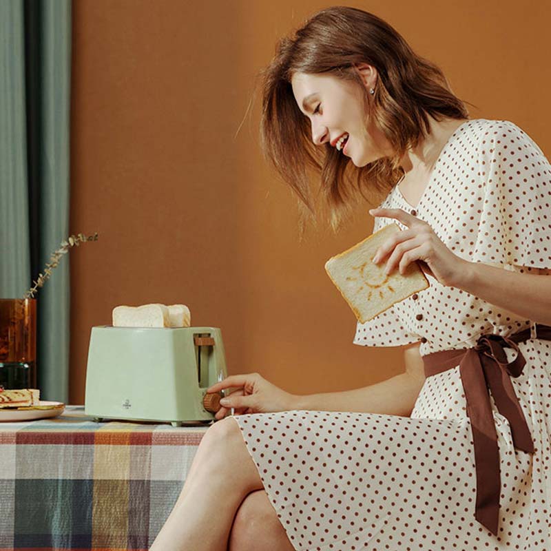 Home-made Toaster Machine Breakfast Bread Maker Automatic Heating Multi-function Mini Baking Machine Light Food Omelette Device Sandwich Maker