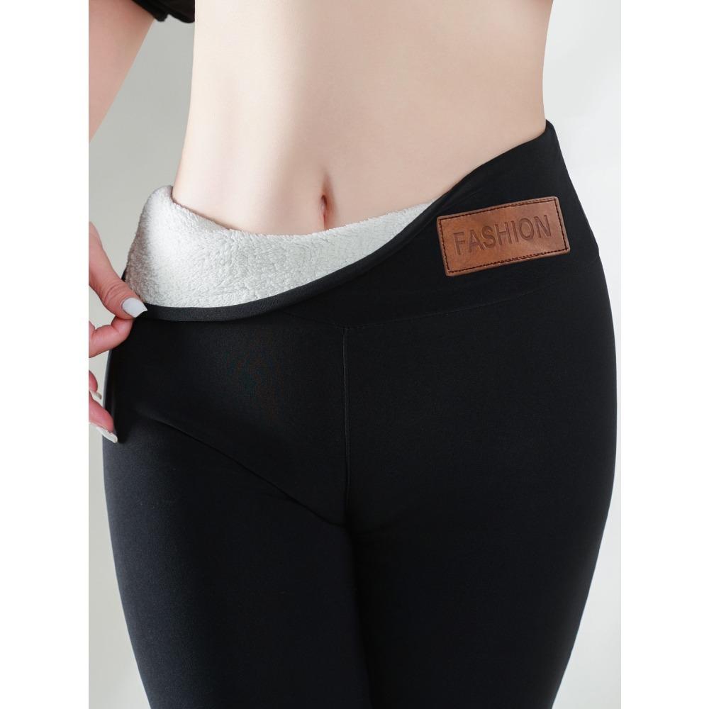 

Осенне-зимние мягкие и утолщенные леггинсы, теплые и холодные, удобные леггинсы с высокой талией, утягивающие брюки для занятий йогой и фитнесом S чёрный