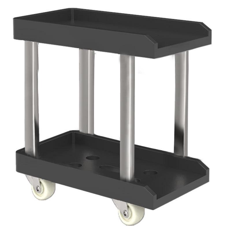 Double-Layer Desktop Computer Stand with Cooling and Storage
