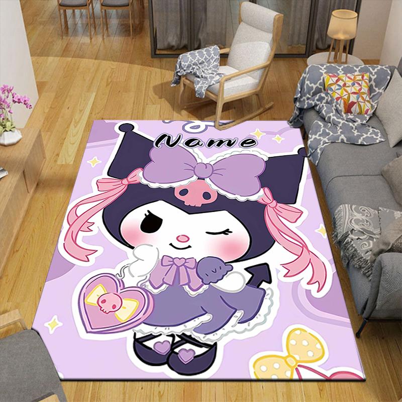 Custom 1Pc Piggy Heart Bow Rug Office Carpet Indoor Outdoor Entrance Doormat Nonslip Soft And Comfortable Living Room D2915300
