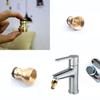 Versatile Gold Brass Hose Connector Perfect For Kitchen Tap And Various Watering Needs