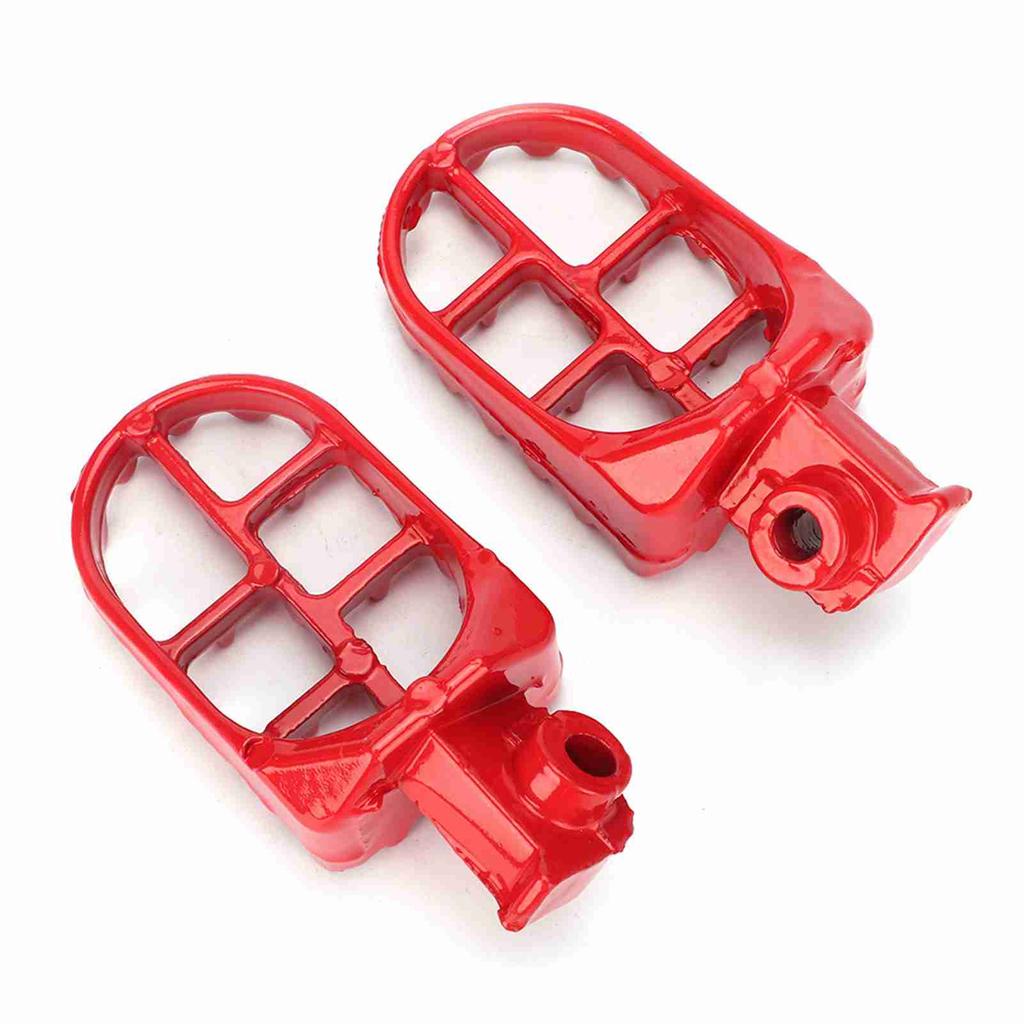 2pcs Motorcycle Dirt Bike Aluminum Rider Passenger Footrest Pegs Footstools Floorboards
