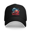 Cookie Monster Sesames Baseball Caps Popular Cartoon Sandwich Hat Unisex Women Adjustable Dad Hat Outdoor