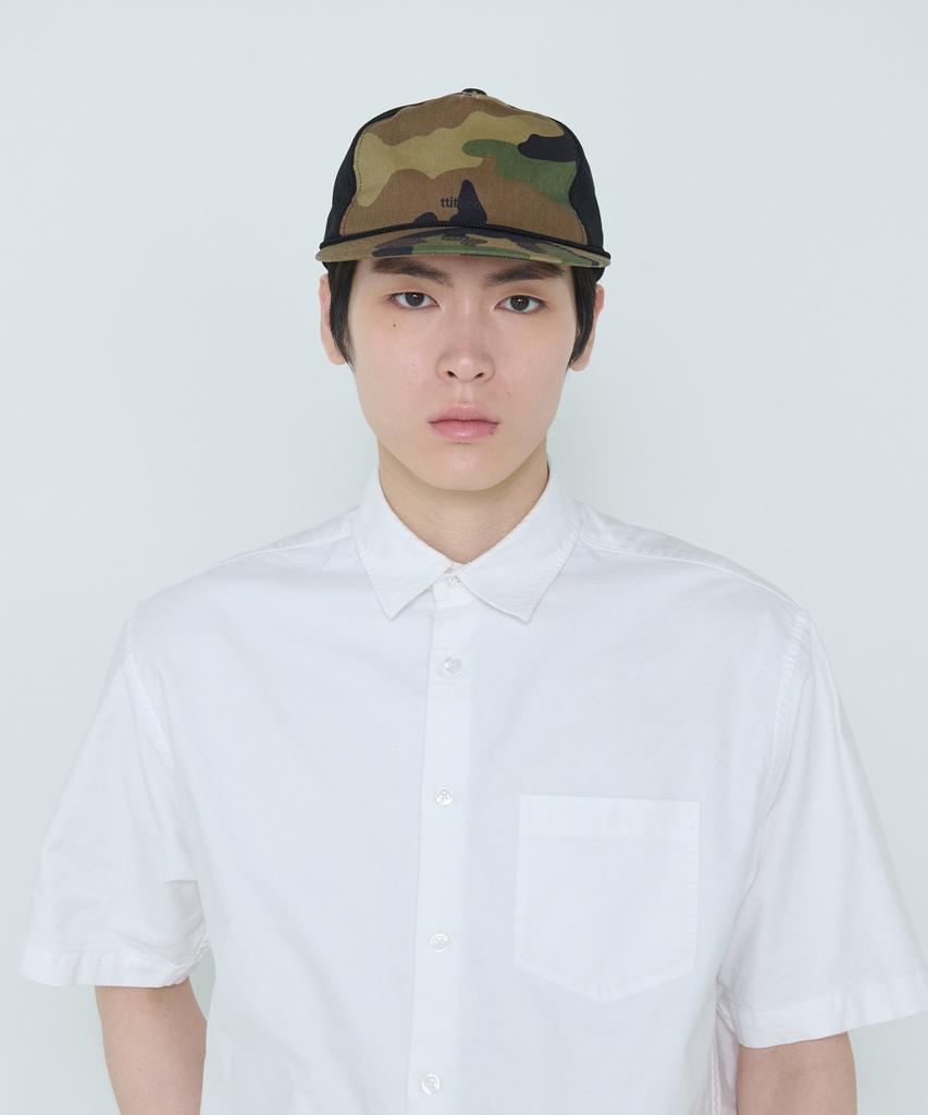 Deossingindeeodeeo Camo Rope Trucker Cap