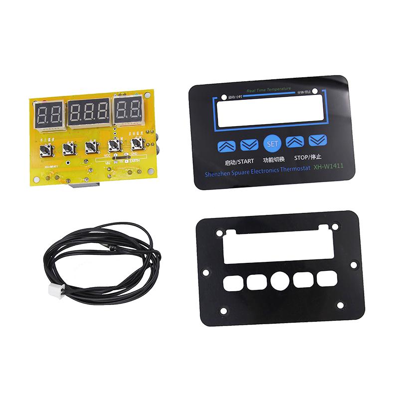 XH-W1411 220V Temperaturregler Echtzeitanzeige Digitalthermostat Elektronisches Thermometer mit Zeitschaltfunktionen